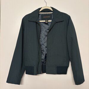 Banana Republic Navy Nylon Bomber Jacket